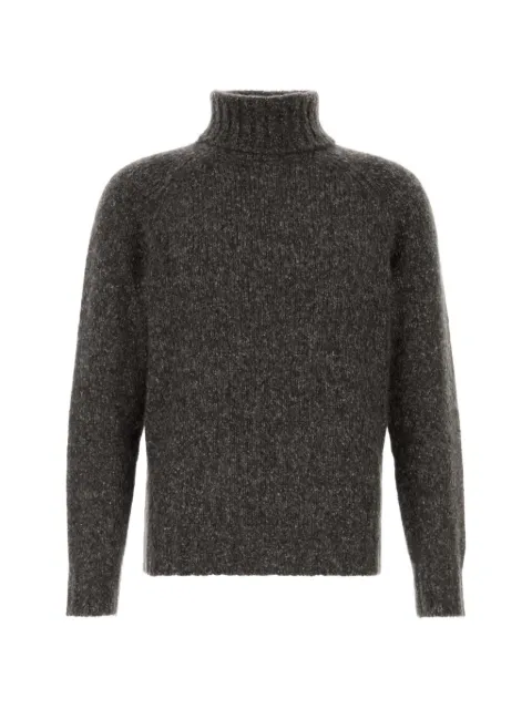Brunello Cucinelli melange roll-neck sweater Grey MET302103C9653
