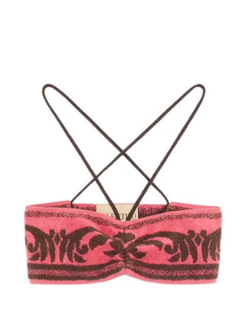 Valentino Garavani terry cloth top Pink BMC02TAE9