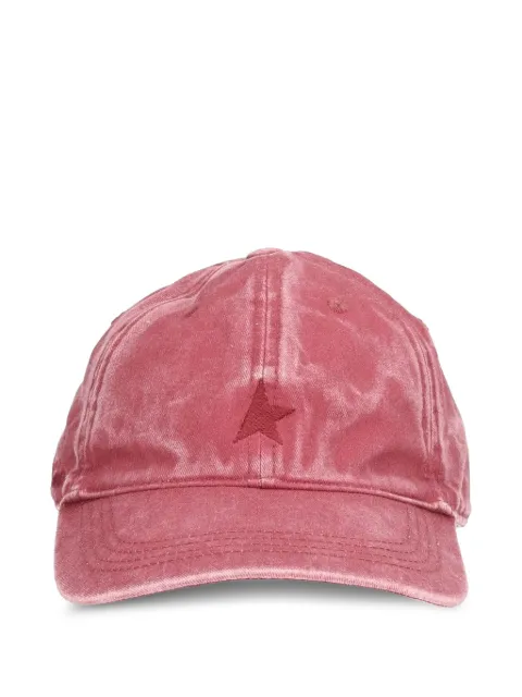 Golden Goose Journey star-embroidered baseball cap Pink GUP02837P002745