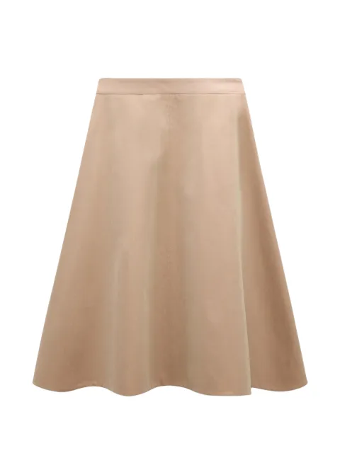 Dorothee Schumacher belted A-line midi skirt Neutrals 262548305