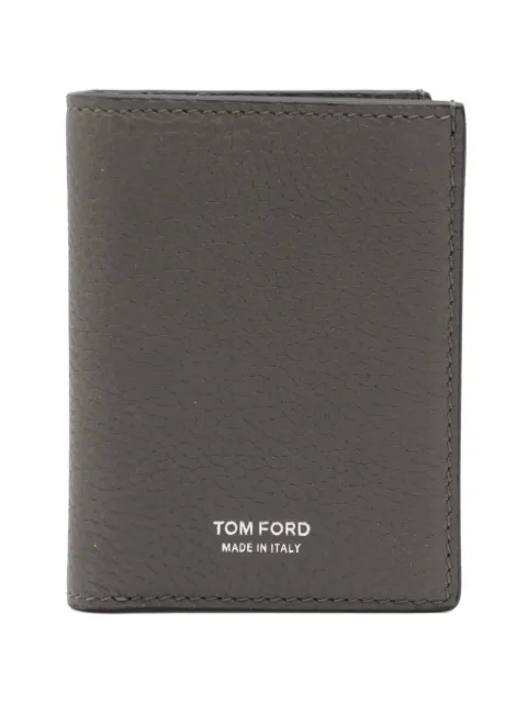 TOM FORD grainy leather cardholder Brown Y0279LCL158STBG