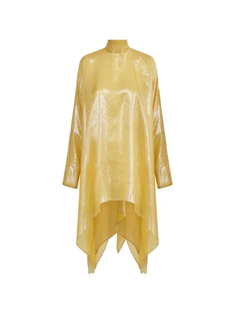 Taller Marmo Wadi kaftan mini dress Yellow TMPF2634203