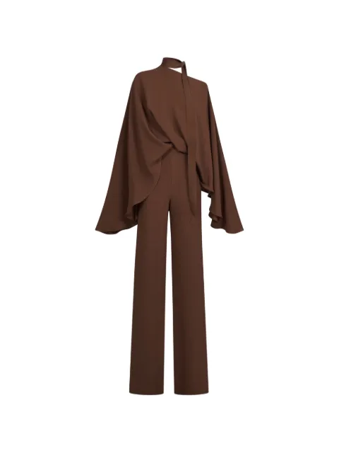 Taller Marmo Brooks draped jumpsuit Brown TMPF2606702