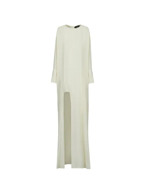 Taller Marmo Namib asymmetric kaftan dress Neutrals TMPF2630101