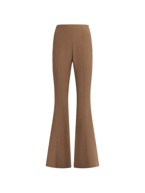 Taller Marmo Mae flared trousers Brown TMPF2609754