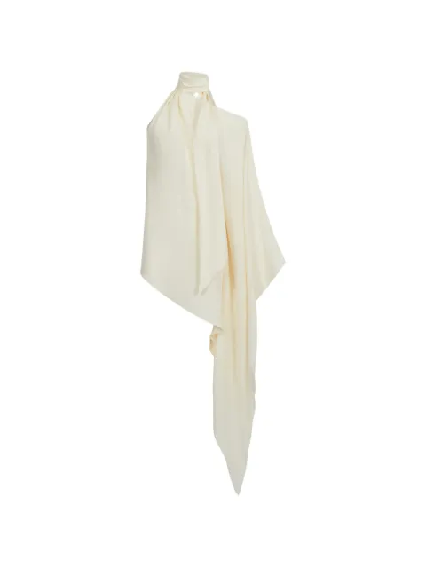 Taller Marmo Atlas asymmetric dress Neutrals TMPF2602101
