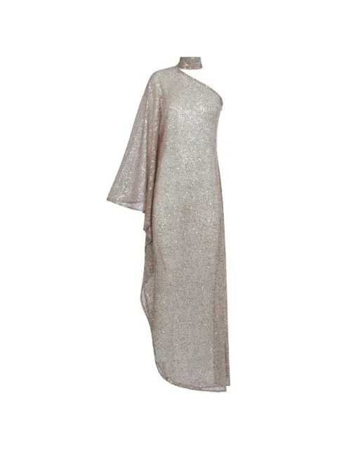 Taller Marmo Ubud Disco sequin-embellished dress Neutrals TMPF2667103