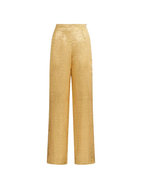 Taller Marmo Marlene Sunrise palazzo pants Gold TMPF2628827