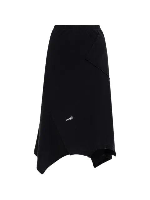 VETEMENTS asymmetric midi skirt Black WH27SK167B
