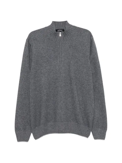 Gran Sasso half-zip knitted sweater Grey 5710220201