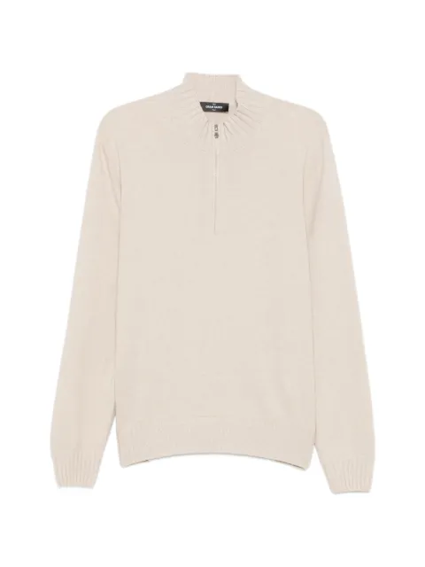 Gran Sasso half-zip sweater Neutrals 5710220201