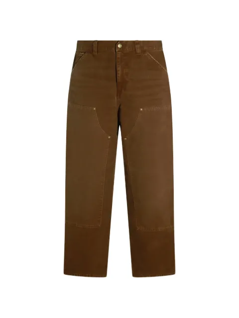 Carhartt WIP double-knee cotton trousers Brown I036869