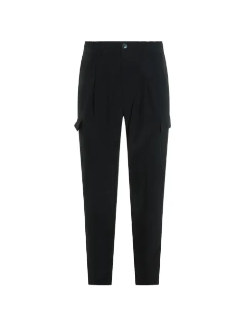 Herno Resort pleated cargo~pocket trousers Black PT00035UR12742S9200