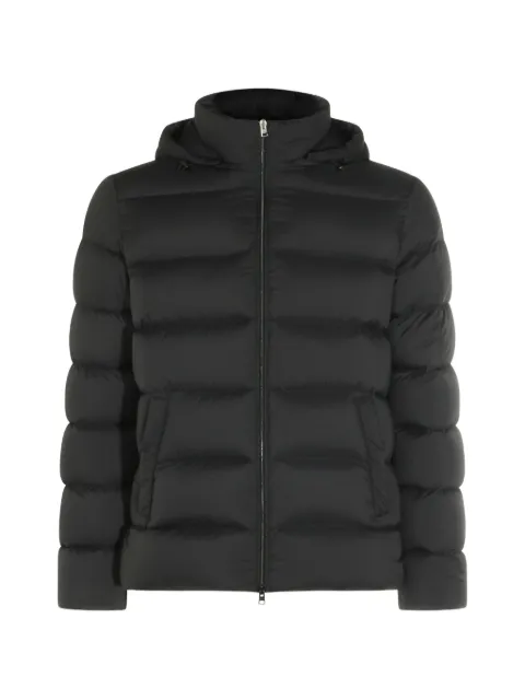 Herno quilted hooded jacket Black PI0016ULE12456Z9480