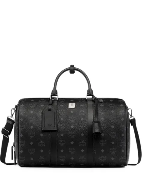 MCM small Ottomar Visetos weekender bag Black MMVGATT01BK