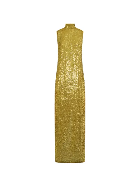 Taller Marmo Miami Disco sequin-embellished maxi dress Green TMPF2637209