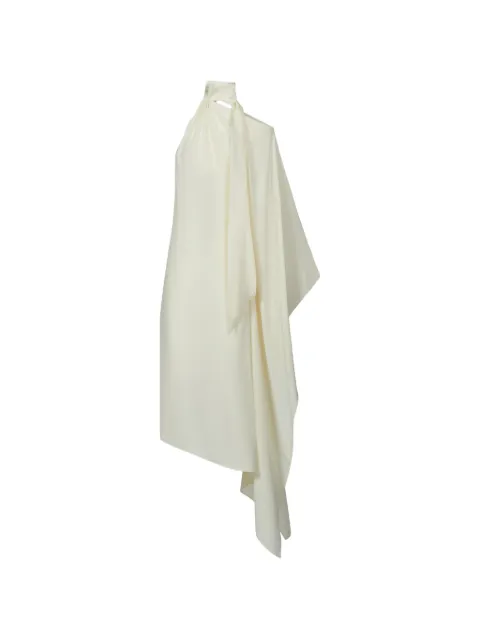 Taller Marmo Atlas draped dress Neutrals TMPF2612101