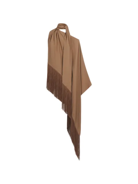 Taller Marmo Atlas fringed blouse Brown TMPF2619754