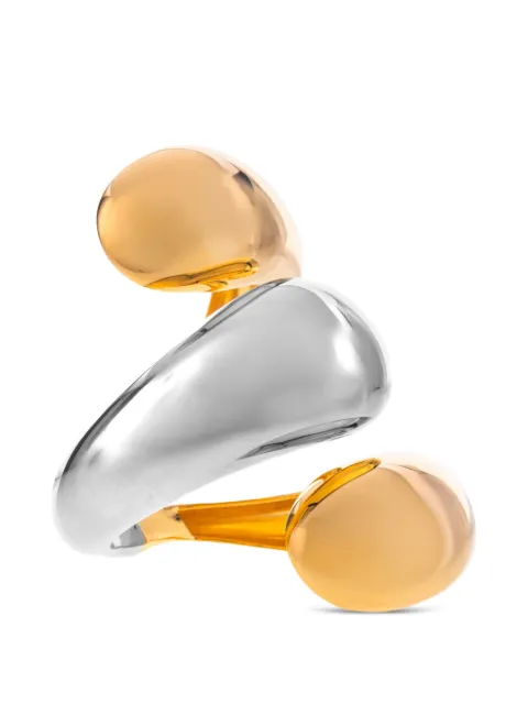 Federica Tosi Isa two-tone cuff bracelet Gold FT25BR05