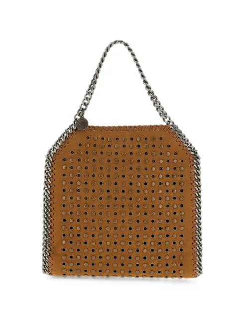 Stella McCartney mini Falabella eyelet-embellished shoulder bag Brown 371223WP0738