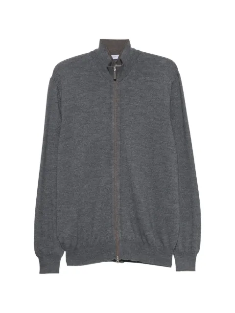 Gran Sasso zip-up wool cardigan Grey 4514414790