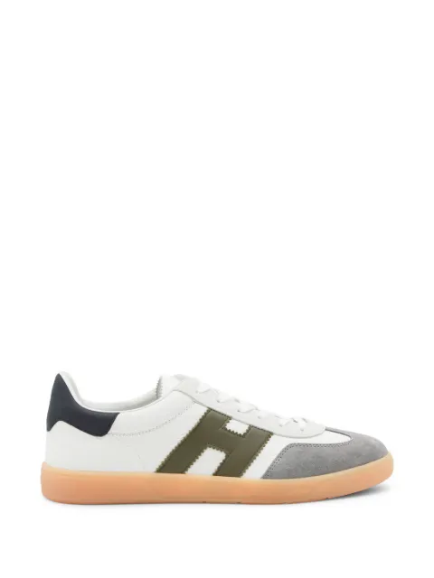 Hogan Cool logo-appliqué leather sneakers White HXM6470FB60UWS826Q