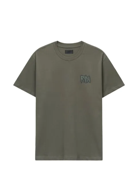 RTA Colin logo-print T-shirt Green MLFQK911T1322ORSIG