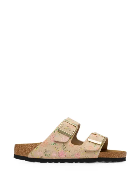 Birkenstock Arizona floral-print sandals Neutrals 1031694