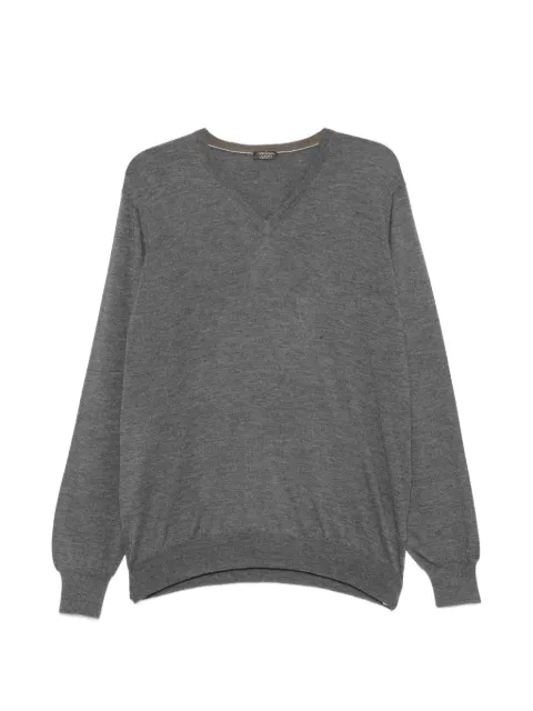Gran Sasso V-neck sweater Grey 4511512090
