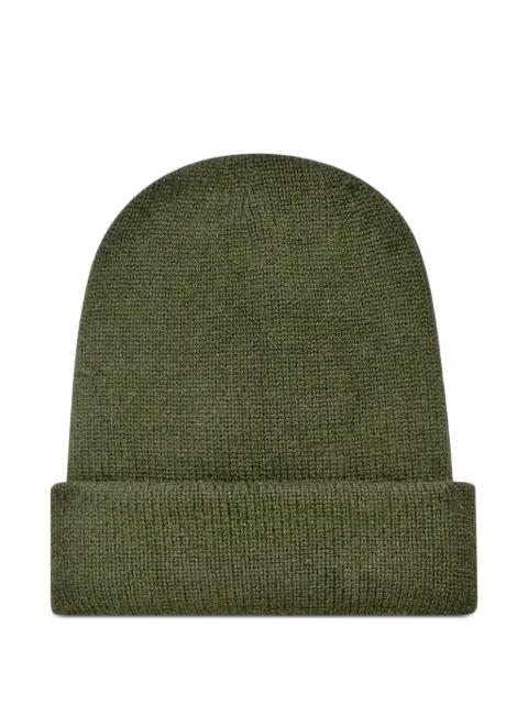 Another Tomorrow recycled cashmere beanie hat Green A425KT163WSMOS