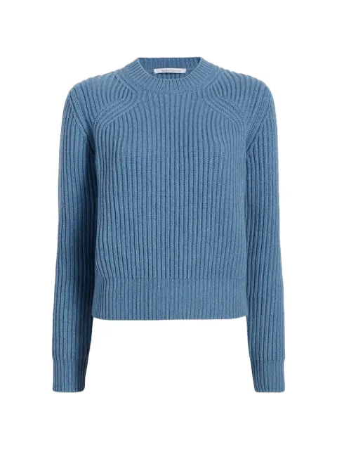 Another Tomorrow ribbed-knit cashmere sweater Blue A422KT051WS