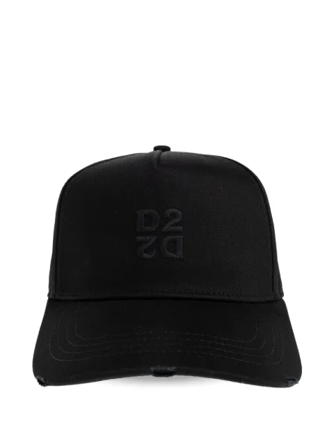 DSQUARED2 D2 Upside Down baseball cap Black BCM096405C00001