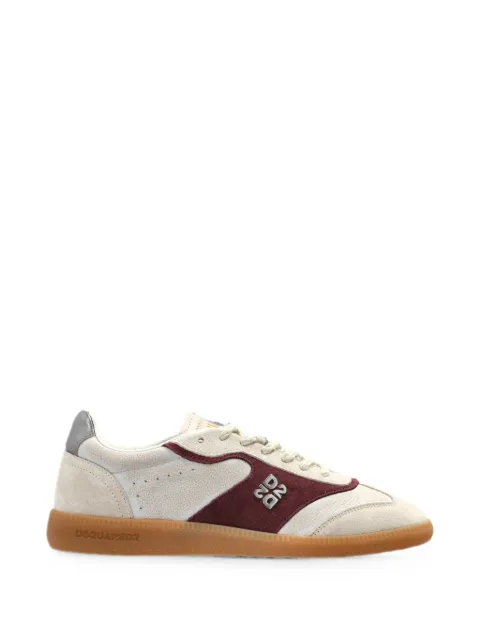 DSQUARED2 logo-plaque panelled sneakers Neutrals SNW049723809043