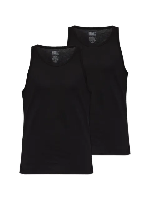 Diesel Walty-D-Core cotton tank top (set of two) Black A242570ALCR