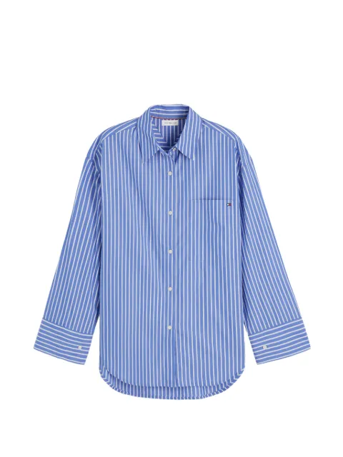Tommy Hilfiger striped cotton shirt Blue WW0WW51120