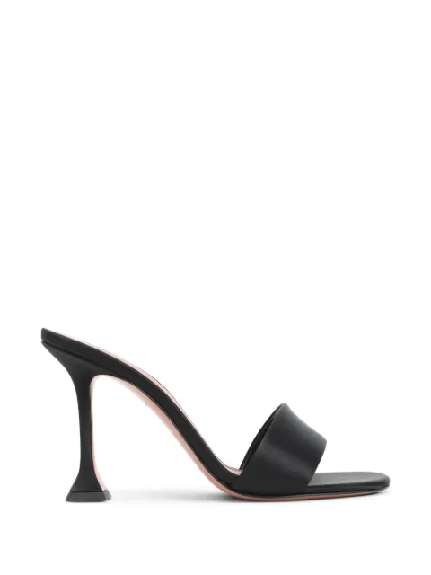 Amina Muaddi Andrea Slipper sandals Black 17S366175AND