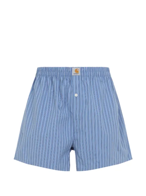 Carhartt WIP stripe-print boxer shorts Blue I0376003T5XX