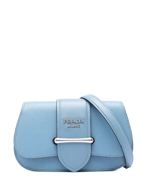 Prada Pre-Owned 2013-2026 Mini Saffiano Sidonie crossbody bag Blue ZKNJ815OZQDXARWF