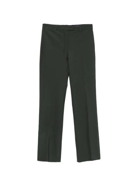 'S Max Mara Umanita slim-fit pressed-crease trousers Green 2629136041600