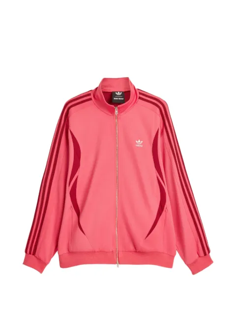 Wales Bonner logo-embroidered zip-up jacket Pink KF5016CRAFTPINK