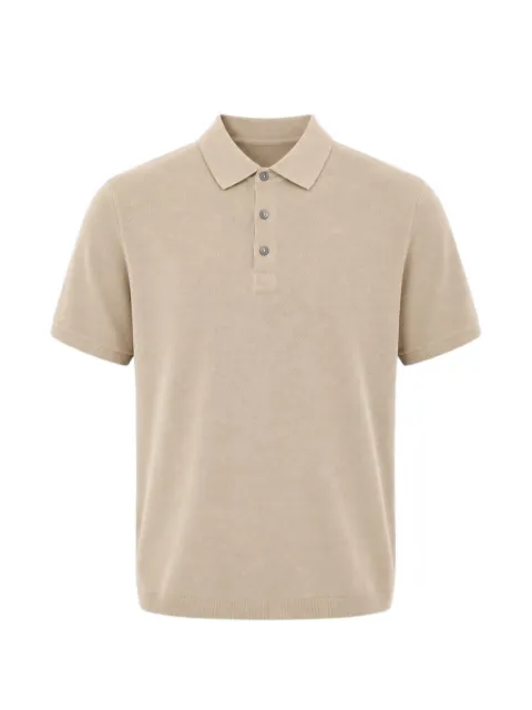 DIKTAT short-sleeve polo shirt Neutrals DK17025SABBIA