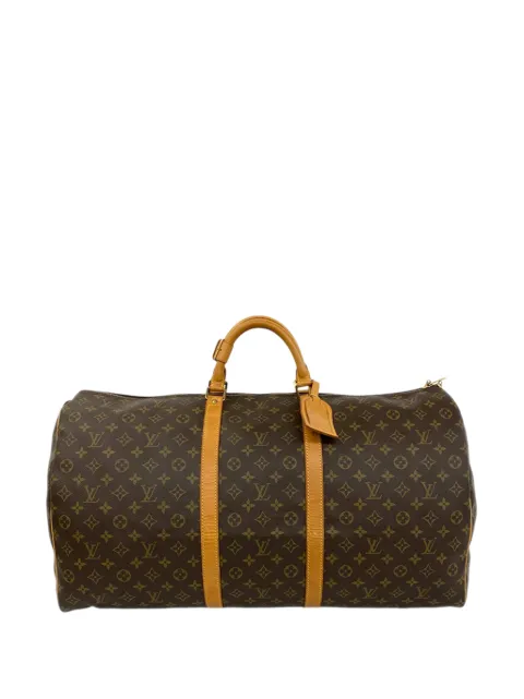 Louis Vuitton Pre-Owned 1994 Monogram Keepall 60 travel bag Brown 688HQZRWRS6UIF8M