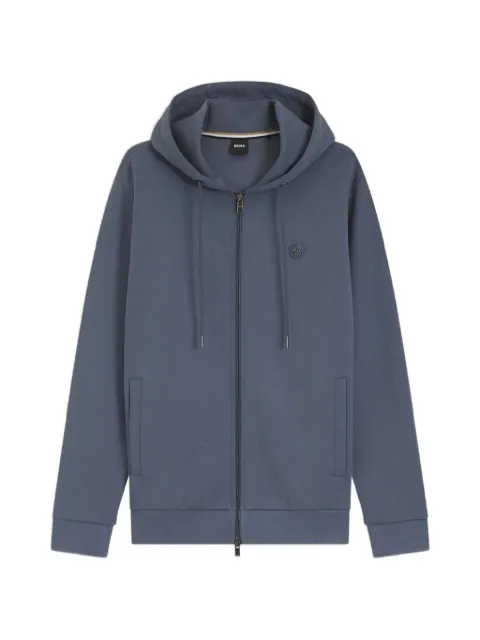 BOSS zip-up hoodie Blue 50555851