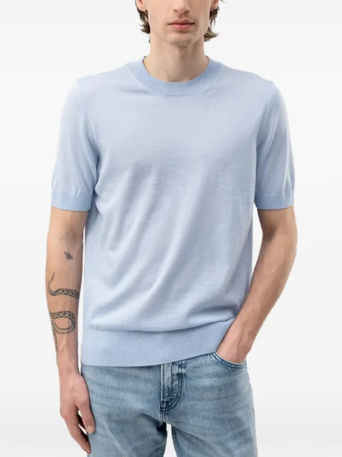 BOSS short-sleeve sweater Blue 50560476