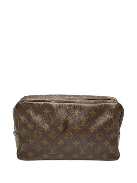 Louis Vuitton Pre-Owned 1982 Monogram Trousse Toilette 28 clutch bag Brown AZ091QPEA1KKXW8K