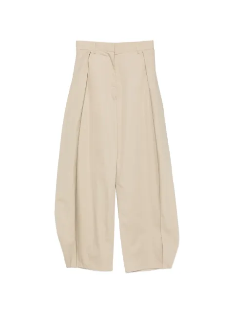 LOEWE draped palazzo pants Neutrals S359Y04XJ9