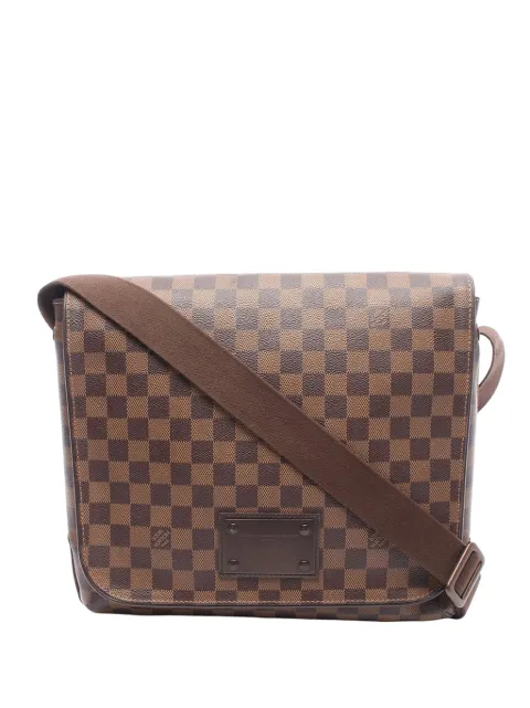 Louis Vuitton Pre-Owned 2010 Damier Ebene Brooklyn MM crossbody bag Brown 4T9GHJKIVC14PKH0
