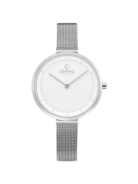 OBAKU Classic 32mm watch White V225LXCIMC