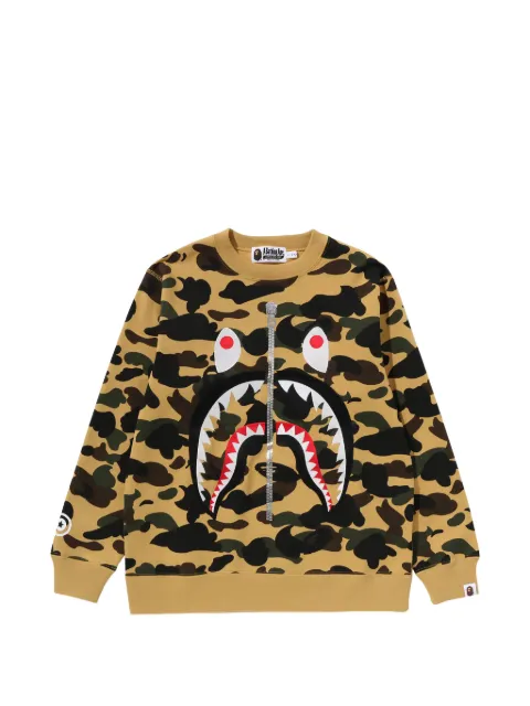 A BATHING APE® Shark 1st Camo sweater Neutrals 1K80613003