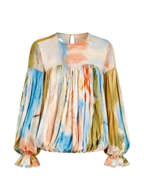 Ulla Johnson Pearl pleated blouse Neutrals SP260232